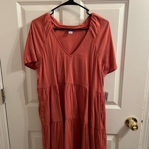 Old Navy V-Neck Mini Swing Dress